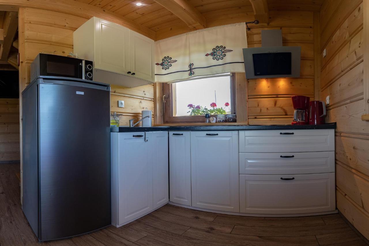 Witowianskie Domki Z Kominkiem, Jacuzzi I Sauna Dzianisz Extérieur photo
