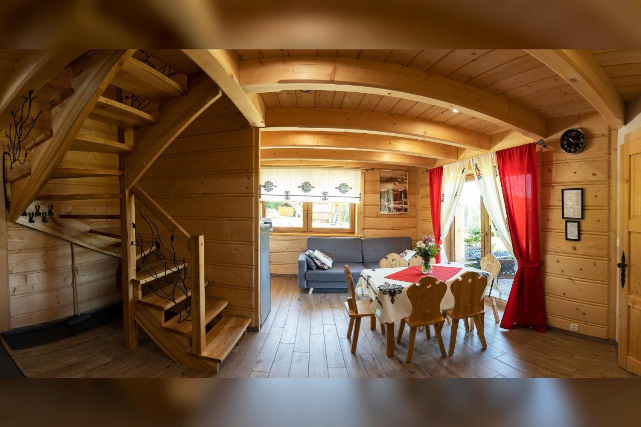 Witowianskie Domki Z Kominkiem, Jacuzzi I Sauna Dzianisz Extérieur photo