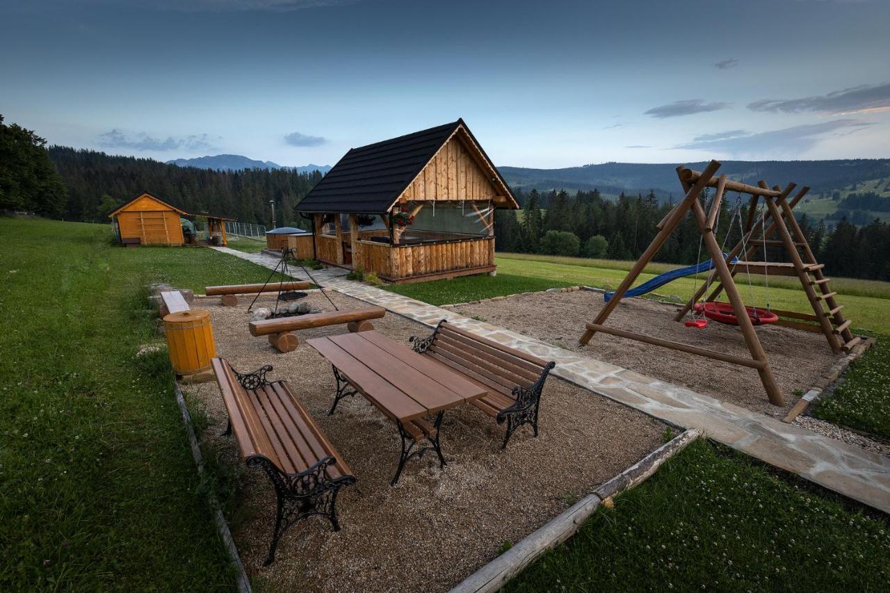 Witowianskie Domki Z Kominkiem, Jacuzzi I Sauna Dzianisz Extérieur photo