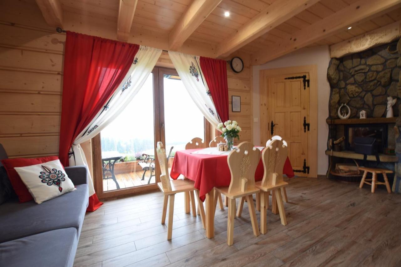 Witowianskie Domki Z Kominkiem, Jacuzzi I Sauna Dzianisz Extérieur photo