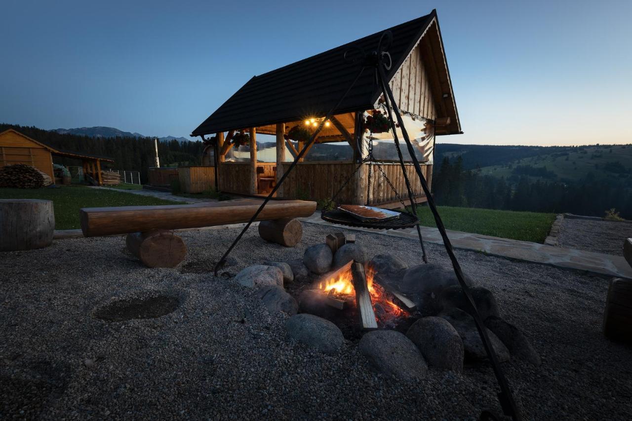 Witowianskie Domki Z Kominkiem, Jacuzzi I Sauna Dzianisz Extérieur photo