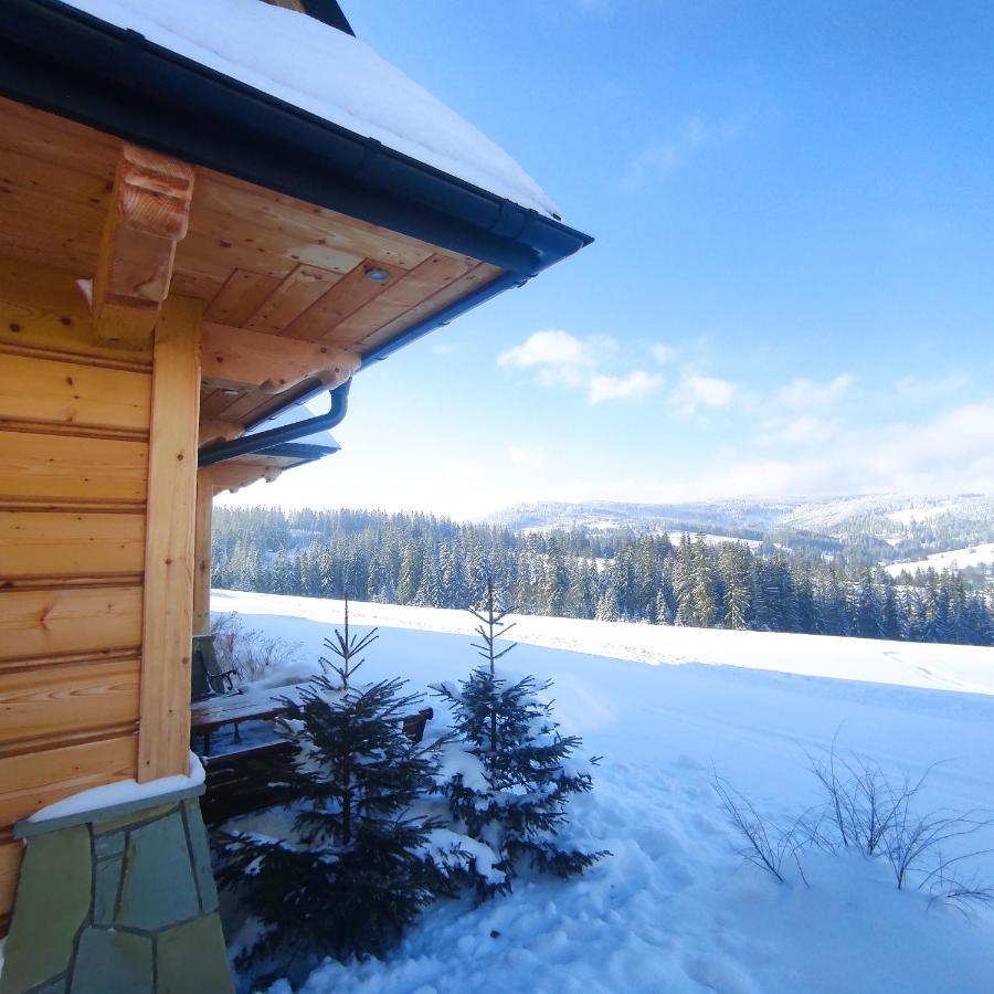 Witowianskie Domki Z Kominkiem, Jacuzzi I Sauna Dzianisz Extérieur photo