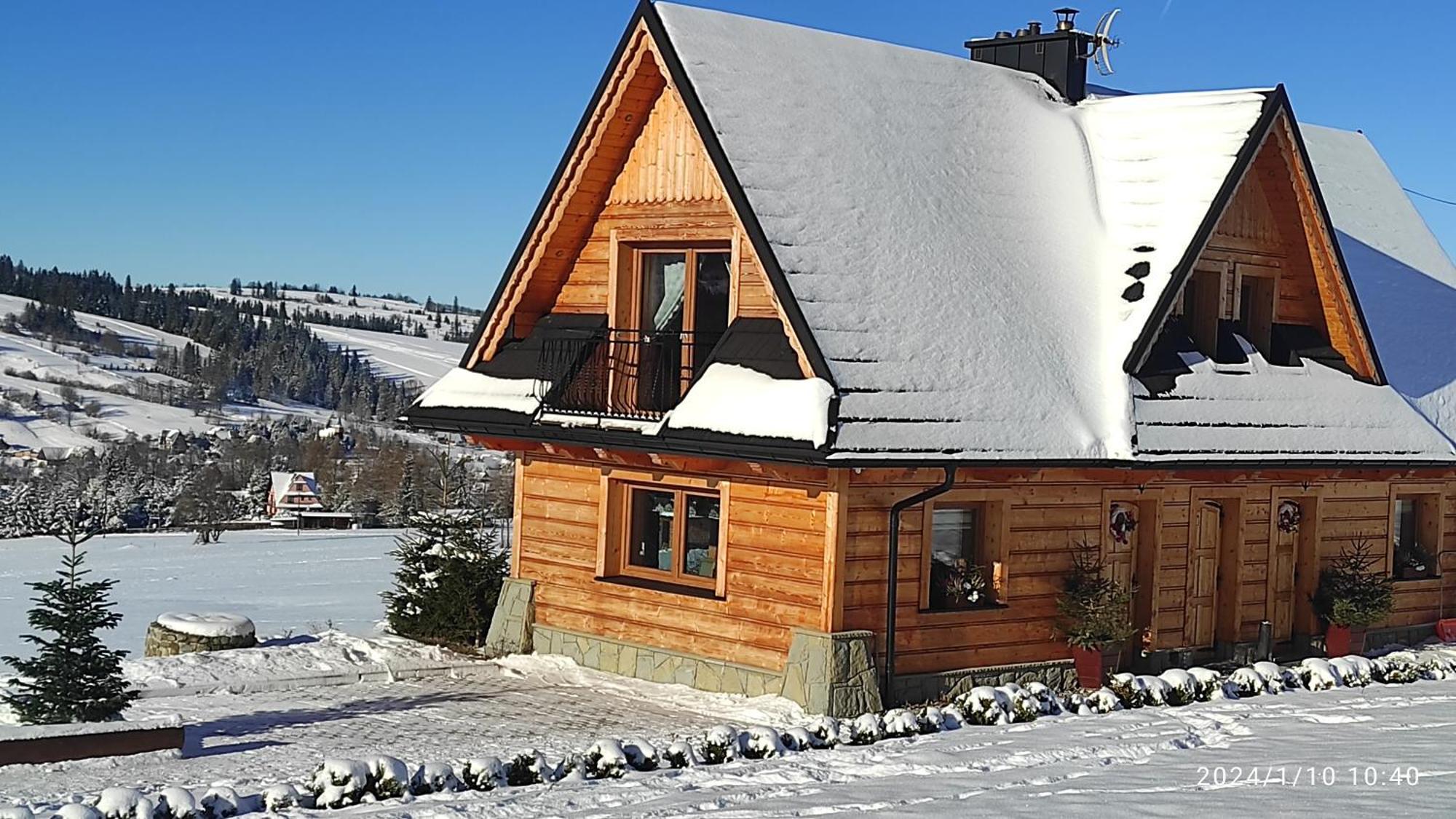Witowianskie Domki Z Kominkiem, Jacuzzi I Sauna Dzianisz Extérieur photo