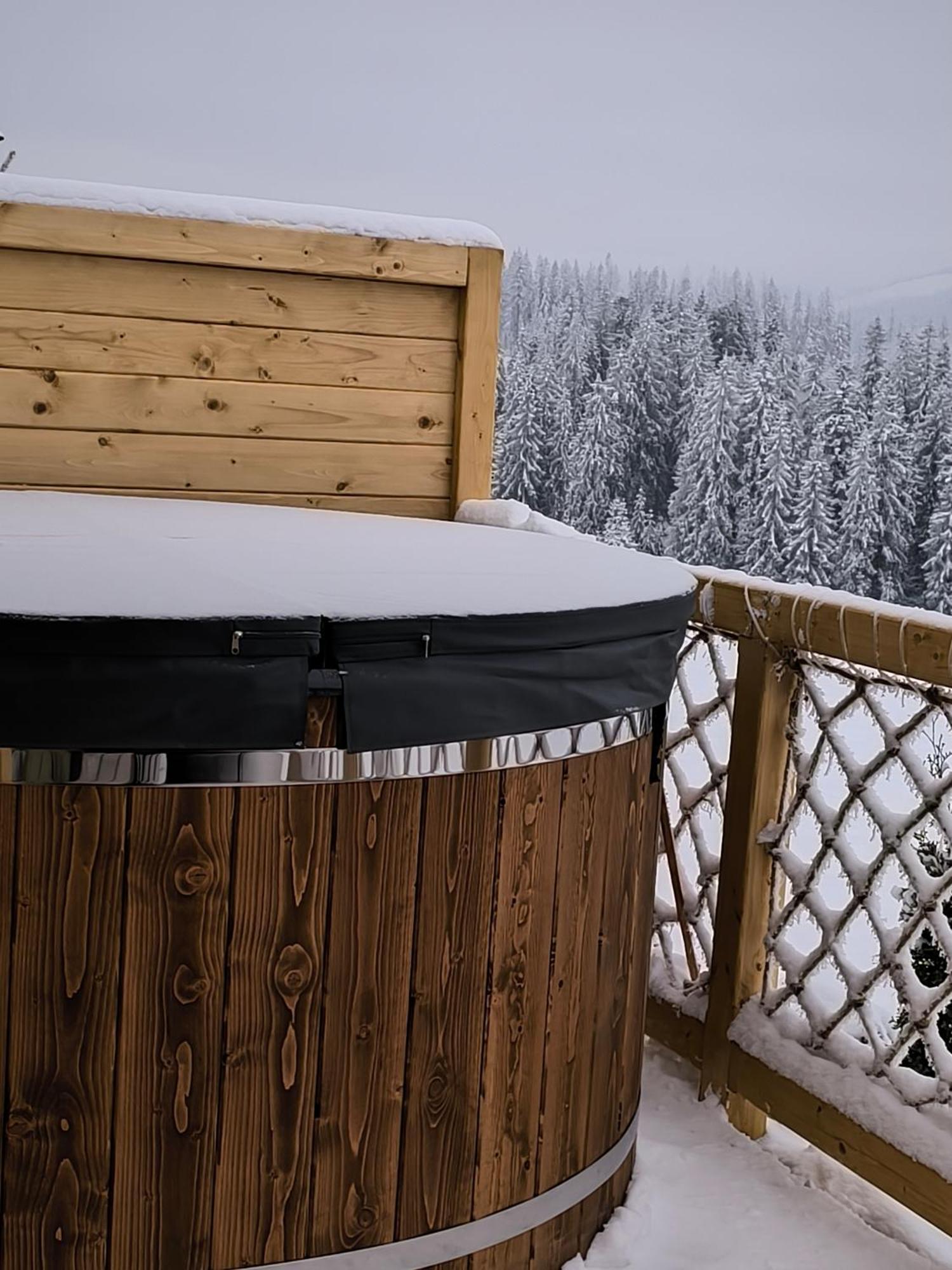 Witowianskie Domki Z Kominkiem, Jacuzzi I Sauna Dzianisz Extérieur photo