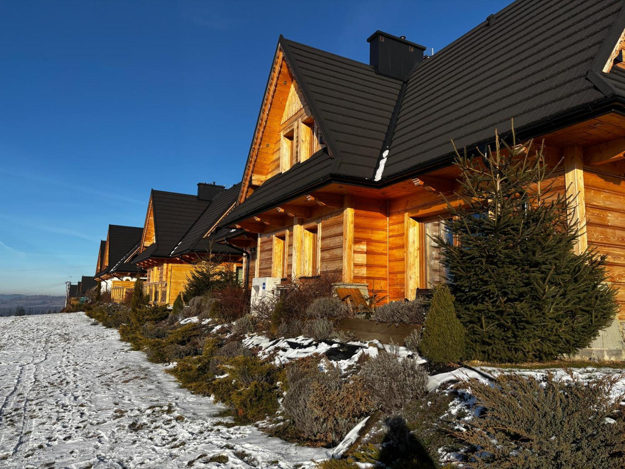 Witowianskie Domki Z Kominkiem, Jacuzzi I Sauna Dzianisz Extérieur photo