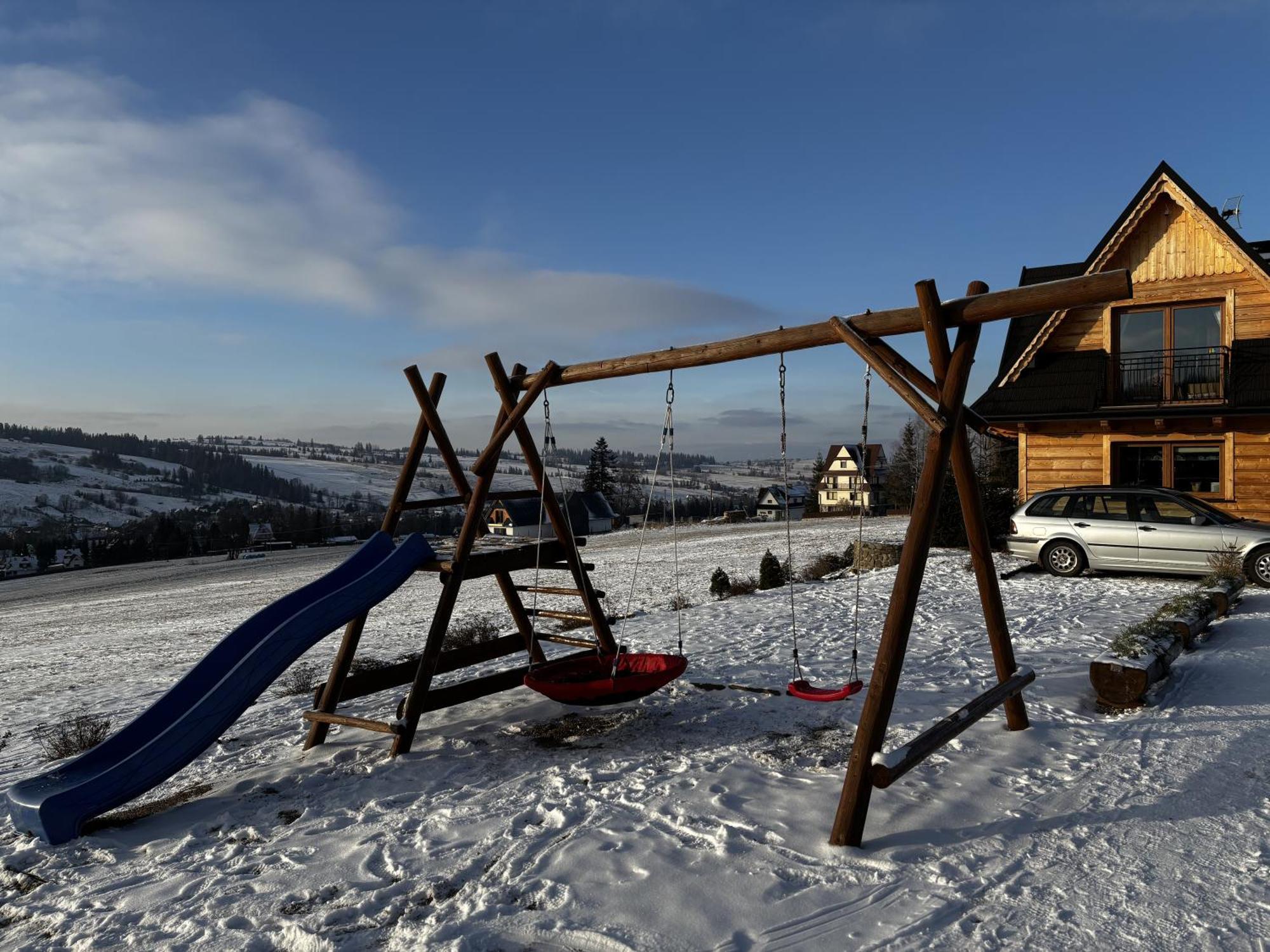 Witowianskie Domki Z Kominkiem, Jacuzzi I Sauna Dzianisz Extérieur photo