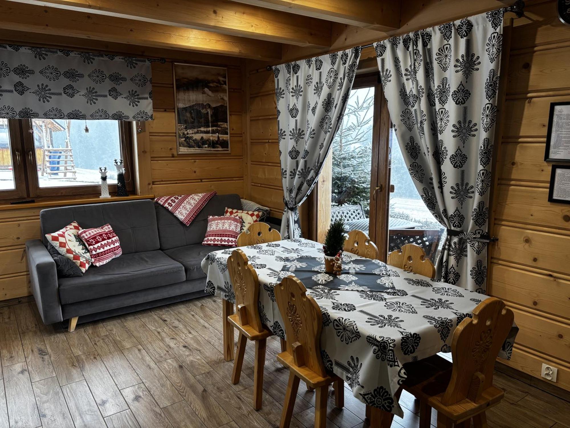 Witowianskie Domki Z Kominkiem, Jacuzzi I Sauna Dzianisz Extérieur photo