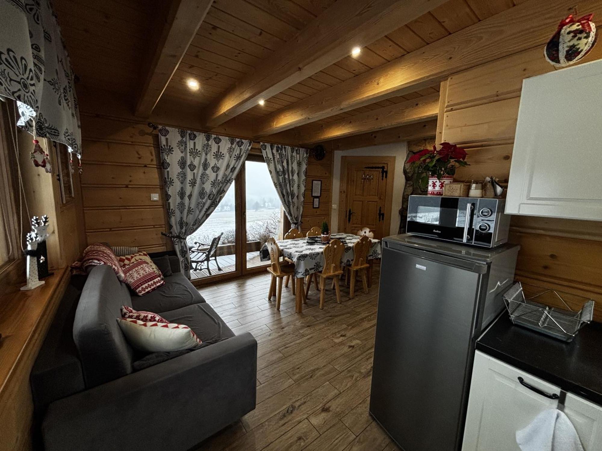 Witowianskie Domki Z Kominkiem, Jacuzzi I Sauna Dzianisz Extérieur photo