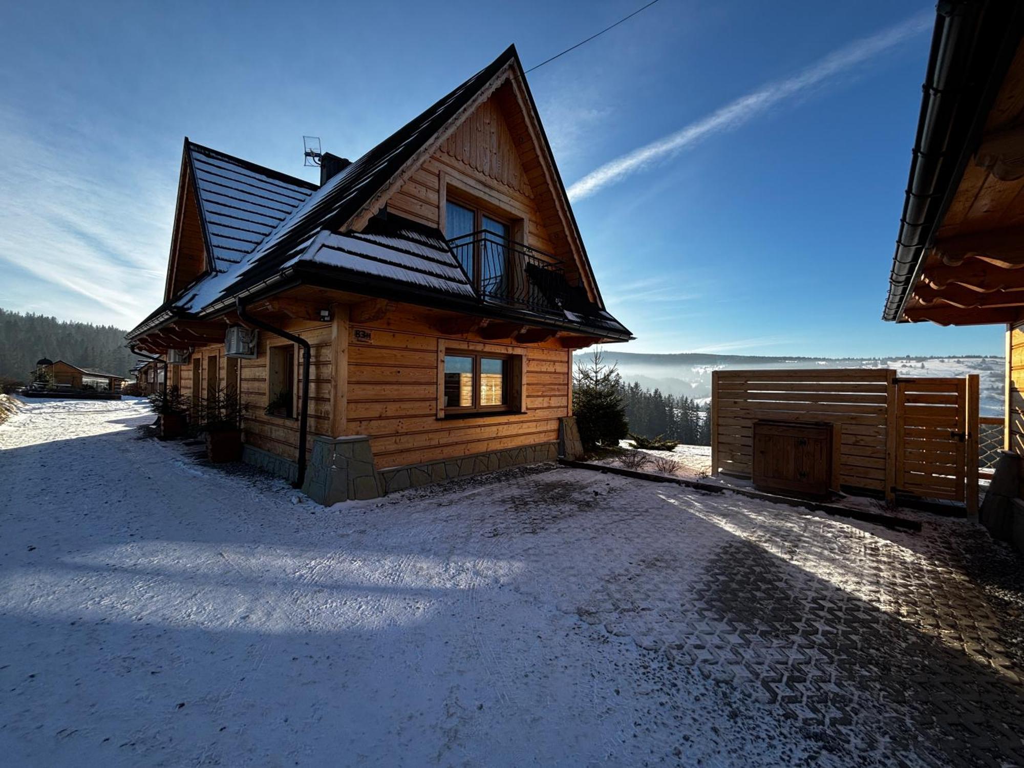 Witowianskie Domki Z Kominkiem, Jacuzzi I Sauna Dzianisz Extérieur photo